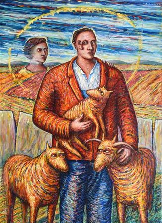 ''The Quiet Shepherd'' by Neil MacPherson - Auction record, sale price, and art valuation. Compare with similar artists and explore comparable artworks.