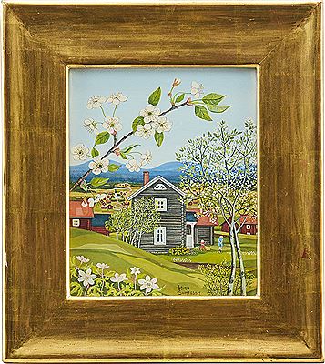 Sample artwork by C Goran Karlsson (Born 1944), known for painting and sculpture - View similar artists and auction records