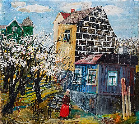 "House gable, Hagalund".