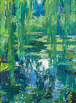 View from Claude Monet's garden in Giverny, France. by Gerhard Nordstrom - Auction record, sale price, and art valuation. Compare with similar artists and explore comparable artworks.