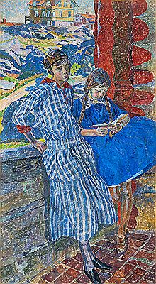 "Girls on the Porch - Fourteen-Year-Olds."