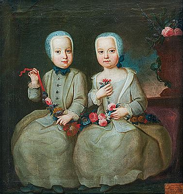 The twins Johanna Maria and Nils von Rosenstein as children by Lorenz (The Elder) Pasch I - Auction record, sale price, and art valuation. Compare with similar artists and explore comparable artworks.