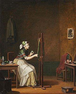 Woman sneezing