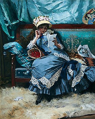 "In the corner of the sofa"