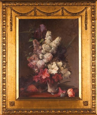 A Still Life - Vase with Flowers