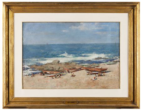 Sample artwork by Jose Joaquim Ramos (1881 - 1972), known for painting in various mediums - View similar artists and auction records