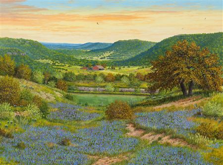 "Bluebonnet: Distance Hills"
