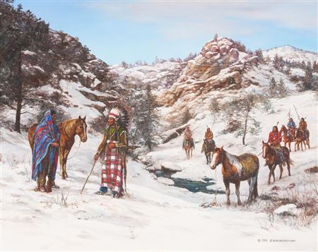 "Ute Scouting Party", 1990