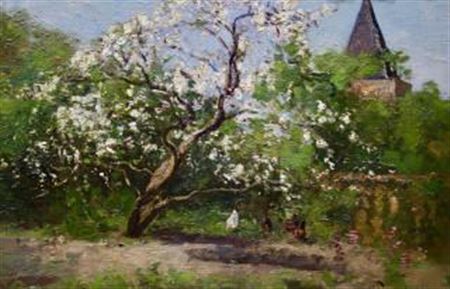 White cherry tree