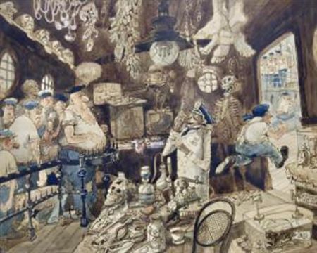 Sample artwork by Jan Sanders (Born 1936), known for paintings - View similar artists and auction records