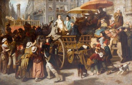 The last moment of the Girondins, 31th of October 1793