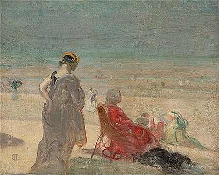 Am Strand by Hans Christiansen - Auction record, sale price, and art valuation. Compare with similar artists and explore comparable artworks.