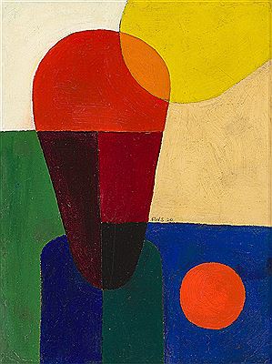 ”Stark abstrahierte Halbfigur”. 1920