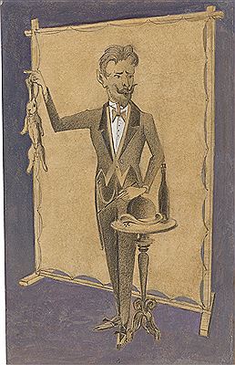 ”Jahrmarktsbilder - Zauberer”. 1929