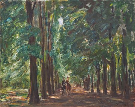 ”Reiter in der Allee bei Sakrow”. 1924