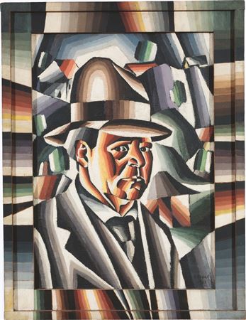 Sample artwork by Arthur Segal (1875 - 1944), known for dada movement and naturalist painting, floral still life, teaching - View similar artists and auction records