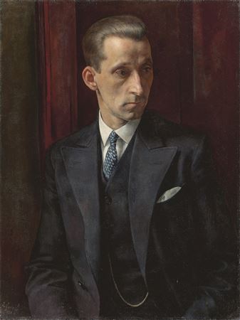 Portrait of a man (Willi Henrich?). 1929