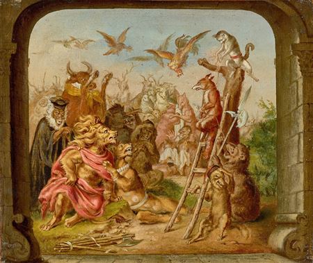 THE ANIMALS PUT REINEKE FUCHS TO DEATH. CIRCA 1841/46 by Wilhelm von Kaulbach - Auction record, sale price, and art valuation. Compare with similar artists and explore comparable artworks.