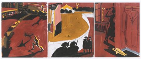 POTSDAMER PLATZ III. 1977 (Triptych)
