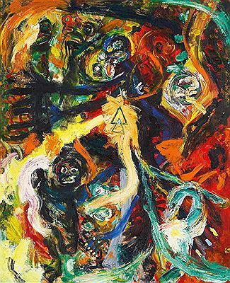 Sample artwork by Franz Hitzler (Born 1946), known for painting and sculpture - View similar artists and auction records