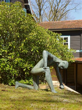 Sample artwork by Karl Heinz Krause (1924 - 2019), known for realist bronze figure sculpture, drawing - View similar artists and auction records
