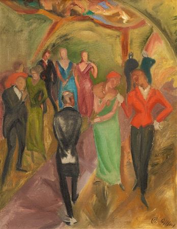Im Foyer by Barthel Gilles - Auction record, sale price, and art valuation. Compare with similar artists and explore comparable artworks.