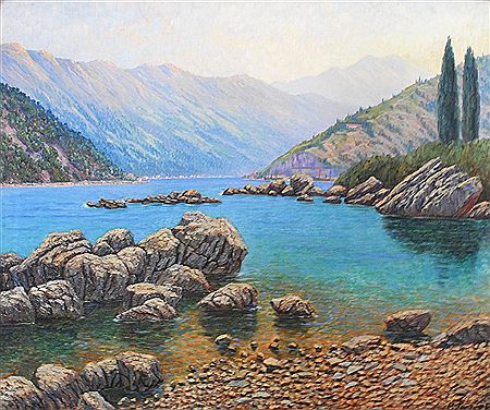 Coast with stones by Bedrich Zenisek - Auction record, sale price, and art valuation. Compare with similar artists and explore comparable artworks.