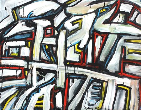Kompozice by Jan Sytar - Auction record, sale price, and art valuation. Compare with similar artists and explore comparable artworks.