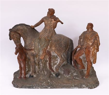 Sample artwork by Antonin Kalvoda (1907 - 1974), known for horse sculpture - View similar artists and auction records