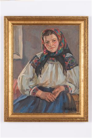 Portrait of a peasant woman