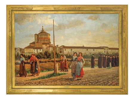 Sample artwork by Pio Sanquirico (1847 - 1900), known for painting - View similar artists and auction records