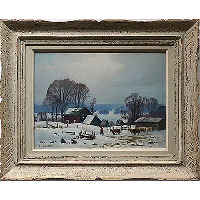 MUSKOKA FARM IN WINTER