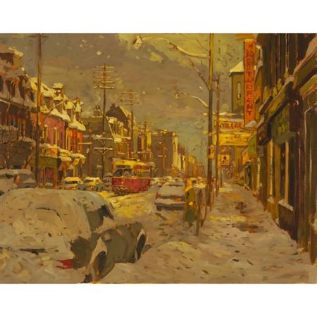 AFTER THE SNOW, QUEEN ST EAST, 1981