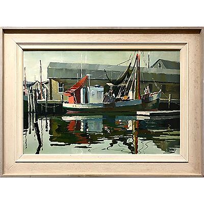 UNTITLED (WHARF STUDY, GLOUCESTER)