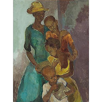 Sample artwork by Carlo Jean-Jacques (1943 - 1990), known for painting - View similar artists and auction records