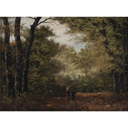 WALKING IN THE WOODS, BARBIZON
