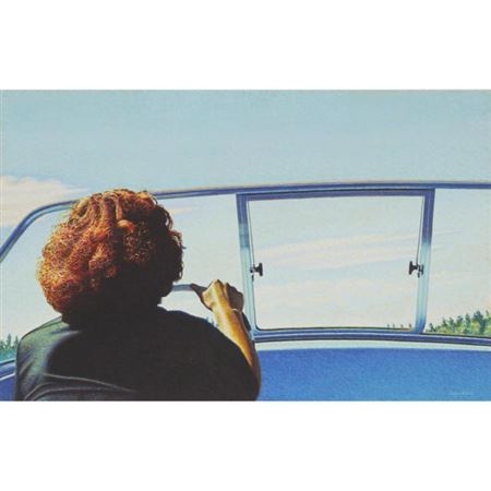 BOAT RIDER, 1977 by John Ward - Auction record, sale price, and art valuation. Compare with similar artists and explore comparable artworks.