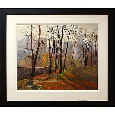 Sample artwork by Andris Leimanis (Born 1938), known for street scenes, gardens, wilderness, genre, harbor view painting, some abstraction - View similar artists and auction records