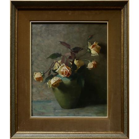 Sample artwork by Mary Augusta Heister Reid (1854 - 1921), known for landscape, portrait, still life, floral, interior and atmospherics painting - View similar artists and auction records