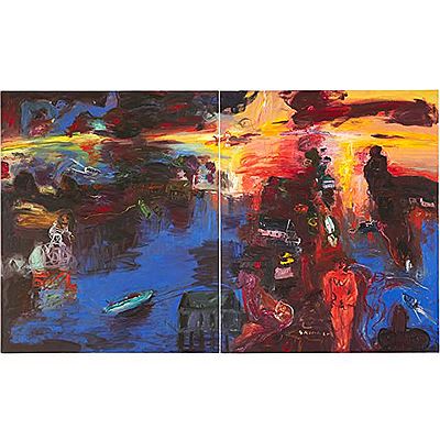 MANITOU DOCK, 1993 (DIPTYCH)