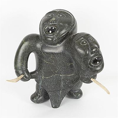 Shaman by Joe Kiloonik - Auction record, sale price, and art valuation. Compare with similar artists and explore comparable artworks.