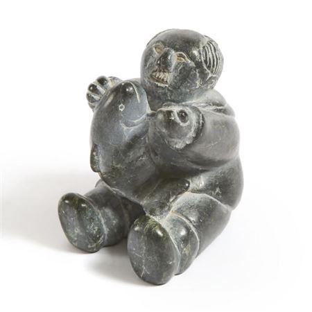 Sample artwork by Adamie Inukpuk (Born 1943), known for inuit sculpture - View similar artists and auction records