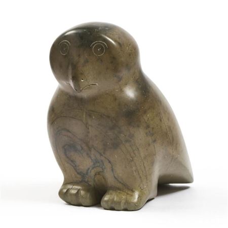 LARGE OWL by Peter Pitseolak - Auction record, sale price, and art valuation. Compare with similar artists and explore comparable artworks.