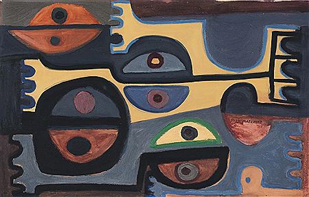 Sample artwork by Paratene Matchitt (Born 1933), known for painting - View similar artists and auction records