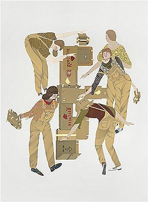 Red Cheek by Kushana Bush - Auction record, sale price, and art valuation. Compare with similar artists and explore comparable artworks.