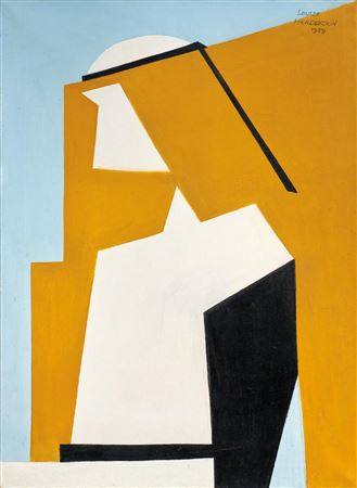 Arab Portrait No.8 by Louise Henderson - Auction record, sale price, and art valuation. Compare with similar artists and explore comparable artworks.