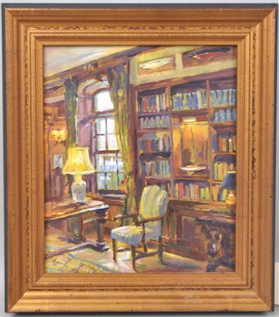Library at Harbour Court, Newport RI