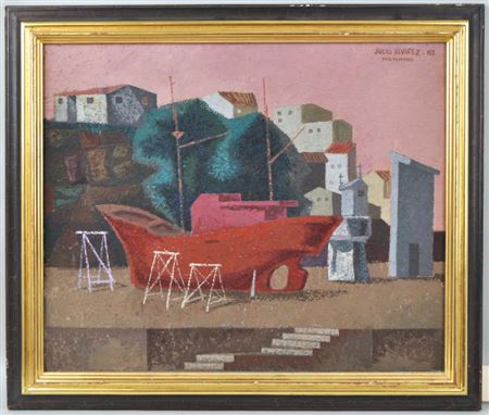 Spanish Mid-Century by Julio Alvarez - Auction record, sale price, and art valuation. Compare with similar artists and explore comparable artworks.
