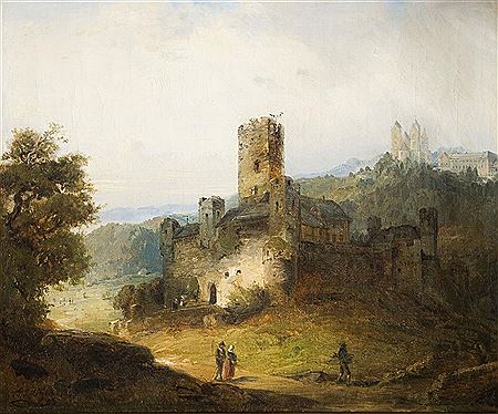 Romantische Burglandschaft
