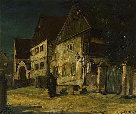 Thüringer Nachtwächter by Richard Starcke - Auction record, sale price, and art valuation. Compare with similar artists and explore comparable artworks.